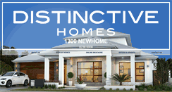 Desktop Screenshot of distinctivehomes.com.au